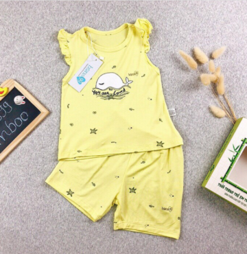 Bộ sơ sinh cộc tay sát nách họa tiết Bons99